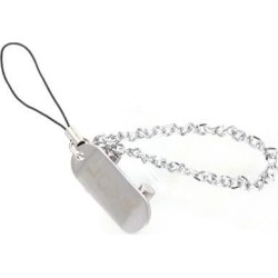 Unique Bargains Unique Bargains Cell Phone Accessory Metal Charm Strap String Silver Tone