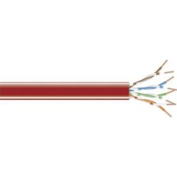Black Box GigaBase 350 CAT5e, 350-MHz Stranded Bulk Cable, Red, 1000-feet (304.8-m)