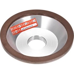 5-Inch Flaring Cup Diamond Grinding Wheels Resin Bonded Abrasive Wheel for Carbide Metal 400 Grits 75%
