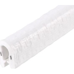 Edge Trim U Seal White PVC Plastic U Channel Edge Protector Fits 1/32" - 3/32" Edge 10 Feet Length
