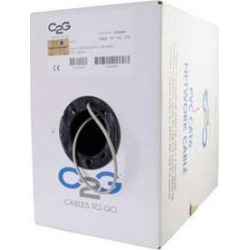 C2G 56018 Cat5e Bulk Cable - Unshielded Ethernet Network Cable with Solid Conductors, Riser CMR-Rated, TAA Compliant, Gray (1000 Feet, 304.8.