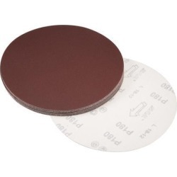 8-inch Hook and Loop Sanding Discs, 180-Grits Aluminum Oxide Flocking Sandpaper for Random Orbital Sander 15pcs