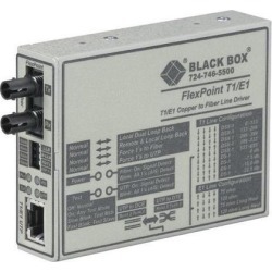 Black Box FlexPoint T1/E1 to Fiber Converter