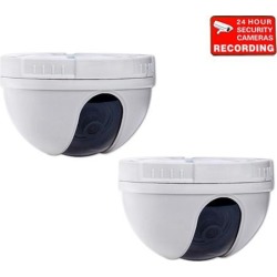 VideoSecu 2 Pack Dome Indoor CCD Security Camera 420TVL 3.6mm Wide Angle Lens for CCTV Home DVR Surveillance System ae0