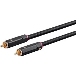 Monoprice Onix Series Digital Coaxial Audio/Video RCA Subwoofer CL2 Rated Cable, RG-6/U 75-ohm 25ft