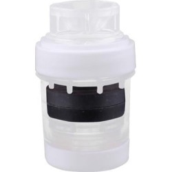 Office Household Kitchen Plastic Magnetized Water Tap Filter Purifier White