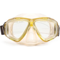 5.5' Yellow and Clear Newport Mask Swimming Pool Accessory for Teens