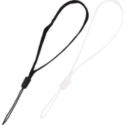 Unique Bargains 2 Pcs White Black 7.5 Length Camera MP3 MP4 Smart Phone Hand Wrist Strap String