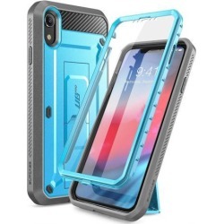 SUPCASE iPhone XR Case, iPhone XR Full-Body Rugged Holster Kickstand Case with Built-in Screen Protector for Apple iPhone XR 6.1 Inch (2018.
