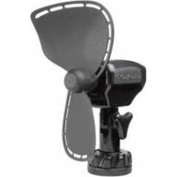 CAFRAMO ULTIMATE 12V 2-SPEED 7' FAN BLACK DIRECT WIRE