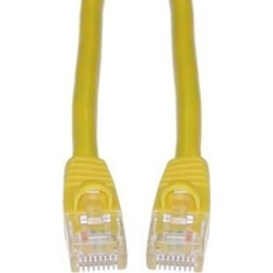 CableWholesale 10X8-08107 Cat6 Yellow Ethernet Patch Cable Snagless Molded Boot 7 foot