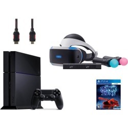 PlayStation VR Starter Bundle (5 Items): PlayStation 4 Console, VR Headset, 2 Move Motion Controllers, PlayStation Camera, and PSVR Battlezone Game