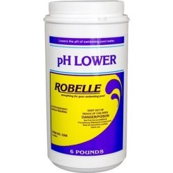 Robelle 2306 pH Lower Chemical for Swimming Pools, 6 lbs.