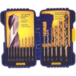 Irwin Tools 15 Piece Cobalt Drill Bits