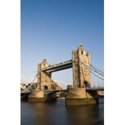 Posterazzi PDDEU33WBI0023 England London Tower Bridge Poster Print by Walter Bibikow - 23 x 35 in.
