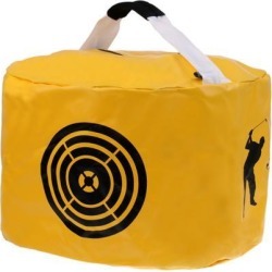 Waterproof Golf Smash Impact Strike Bag Swing Blow Hitting Bag Training Aid Yellow