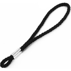 Camera Cell Phone USB Flash Drive Hand Wrist Strap Lanyard Cable Cord Black