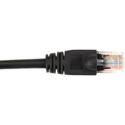 Black Box CAT6PC-004-BK Box Cat6 Value Line Patch Cable, Stranded, Black, 4-Ft. (1.2-M) - Category 6 For Network Device - 4 Ft - 1 X Rj-45 Male.