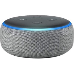 Amazon 53-021684 All-new Echo Dot (3rd Gen) - Smart Speaker with Alexa - Heather Grey