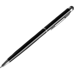 Insten Black 2-in-1 Capacitive Touch Screen Stylus Ballpoint Pen 1880735