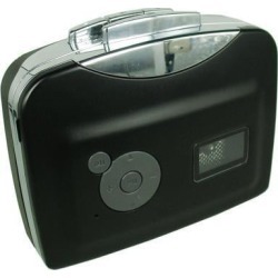 New Portable USB Cassette Tape to MP3 Converter Capture Audio Music Player (Black)