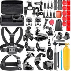 Neewer 44-In-1 Sport Accessory Kit for GoPro Hero1 2 3 3+ 4 SJ4000 5000 6000
