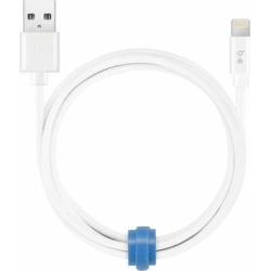 Blu Element Braided Charge/Sync Lightning USB Cable 6ft White Charge/Sync Cables