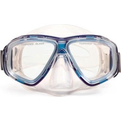 5.5' Blue and Clear Newport Mask Swimming Pool Accessory for Teens