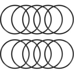 O-Rings Nitrile Rubber 90mm x 100mm x 5mm Seal Rings Sealing Gasket Black 10pcs
