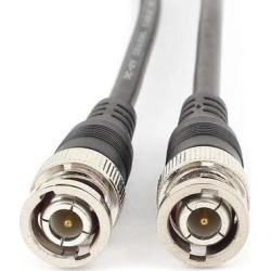 Unique Bargains Digital Video BNC Male to BNC Male Coaxial Cable Connector Coupler 1M 3.3Ft