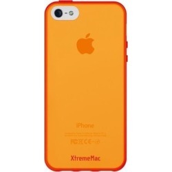 XtremeMac IPP-MAN-73 Microshield Accent Case for iPhone 5 - Cherry Bomb Red/Tangerine Orange
