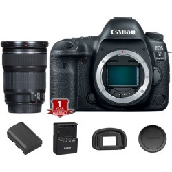 Canon EOS 5D Mark IV DSLR Camera (Body Only) (International Model) with 24-105mm STM Lens Kit