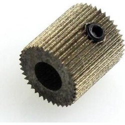 3pcs 3D Printer Makerbot Extruded Wheel Wire Feed Wheel Roller Gear Inside Diameter 5mm 38 Teeth