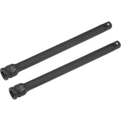 Impact Extension Bar 1/2-Inch Drive 10-Inch Length High Carbon Steel 2 Pcs