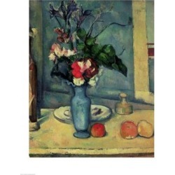 Posterazzi BALXIR29279LARGE The Blue Vase Poster Print by Paul Cezanne - 24 x 36 in. - Large