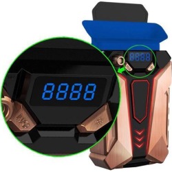 Laptop cooler Laptop in metal - The most powerful - Air vacum USB for immediate cooling - Cooling pad to solve overheating