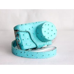 Leather Camera case Bag Cover For Samsung NX Mini Camera With 9-27mm Lens