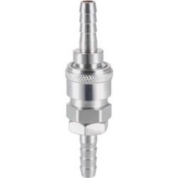 Quick Coupler, Homebrew Fitting Connector 23/64' Barb Quick Disconnect Set