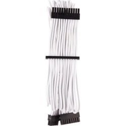 Corsair CP-8920231 Premium Individually Sleeved ATX 24-Pin Cable Type 4 Gen 4 - White