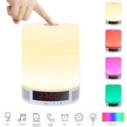 iGame LED Bluetooth Speaker All-in-1 with LED Table Lamp, Alarm Clock