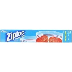 Ziploc Freezer Bag, 2 gal, 10 ct