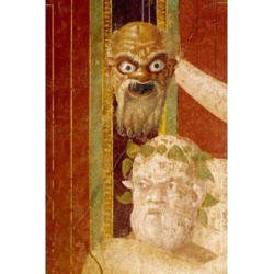 Posterazzi SAL3815395644 Roman Fresco Circa.60-50 BC Italy Pompeii Villa of the Mysteries Poster Print - 18 x 24 in.
