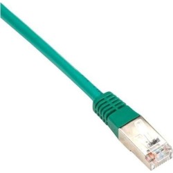 Black Box Cat6 250-MHz Shielded, Stranded Cable SSTP (PIMF), PVC, Green, 15-ft. (4.5-m) - 14.76 ft Category 6 Network Cable for Network Device.