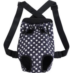Pet Dog Carrier Star Type Adjustable Front Chest Backpack Pet Cat Puppy Holder Bag for Travel Outdoor Medium