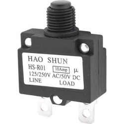 Unique Bargains Spare Part 2 Terminals HS-R01 Momentary Press Button Switch 125/250VAC 50VDC
