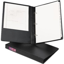 Avery 06400 Durable EZ Turn Ring Legal Binder, 14 x 8-1/2, 1' Capacity, Black