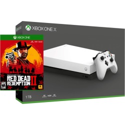 Xbox One X 1TB Limited White Edition 4K Console Red Dead Redemption 2 Bundle