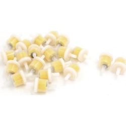 20 Pcs 7mm Dia Motorcycle Petrol Fuel Inline Filter Cleaner Hose Lines Engine w Magnet