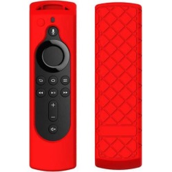 For Amazon Fire TV Stick 4K TV Stick Remote Silicone Case Protective Cover red