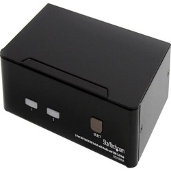 StarTech.com SV231DVIUA 2 Port DVI USB KVM Switch with Audio and USB 2.0 Hub